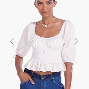 [Staud] Faye gathered top